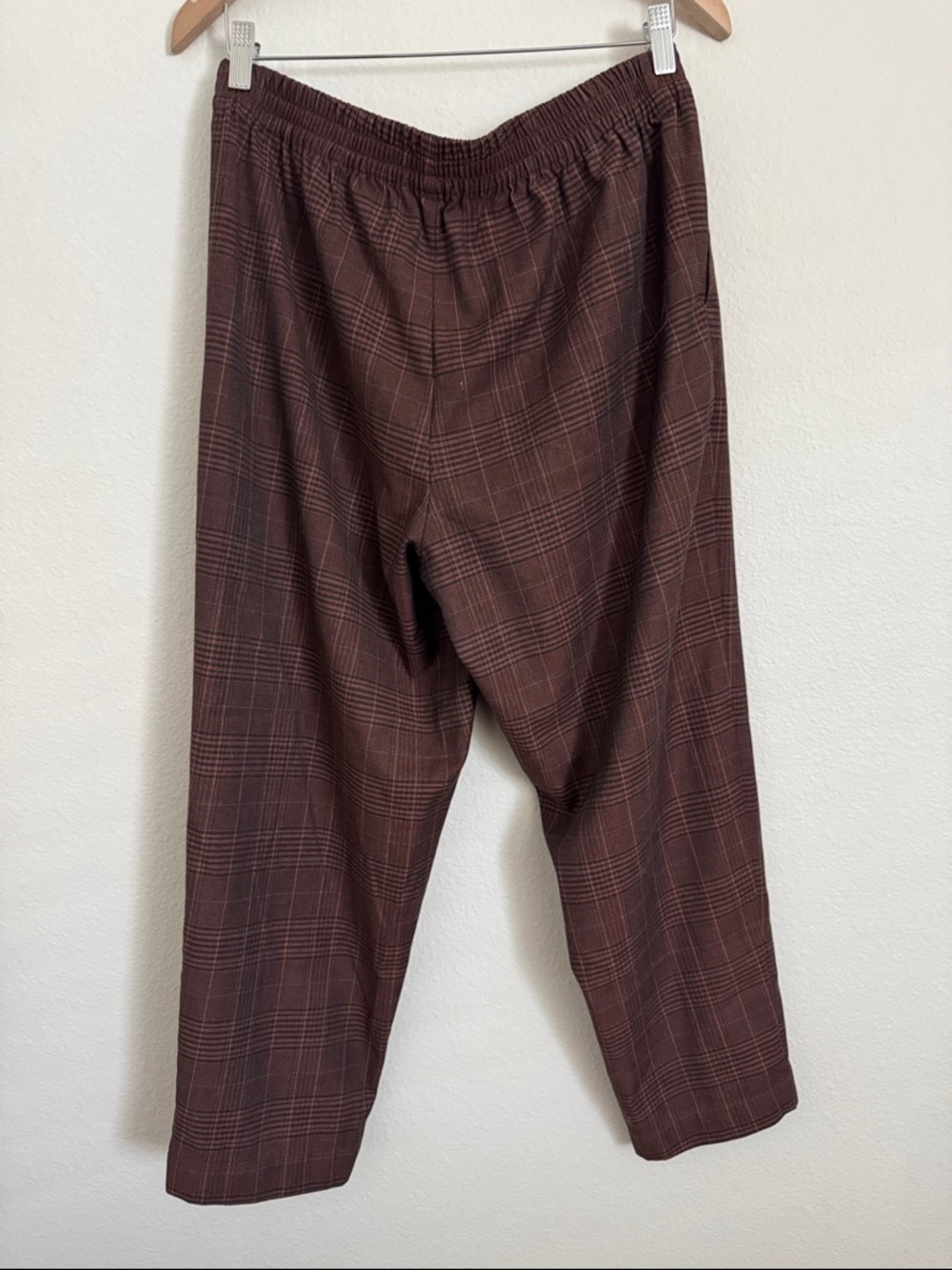 Madewell Brown Plaid Trousers - Picture 2 of 5